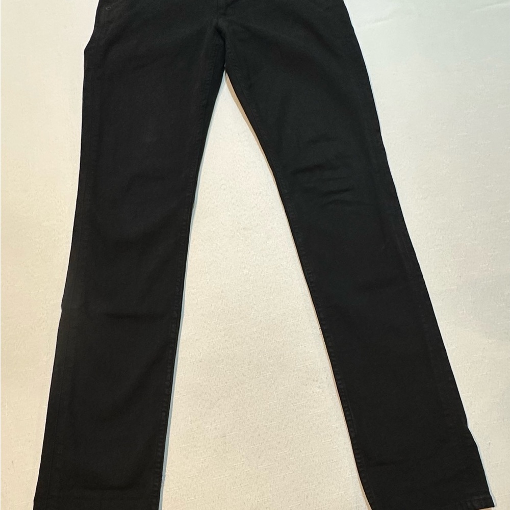 Hudson Women’s Black Skinny Jeans Size 27 Low Rise Flap Pocket Stretch